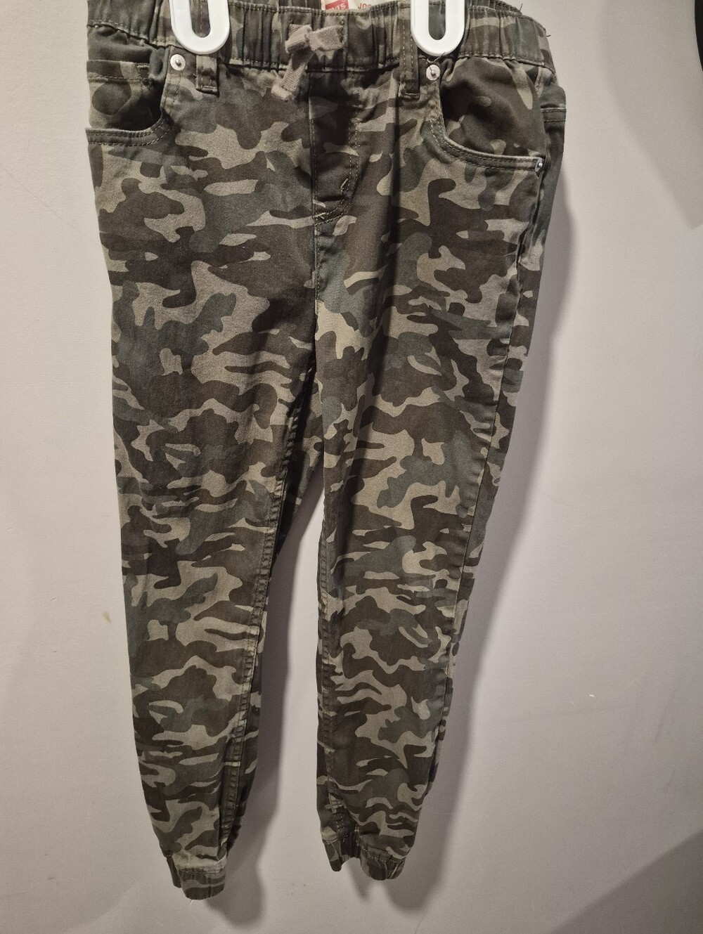 Kids Camo Jogger Pants - Green Camo Sz 10